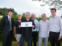  Culturel Trail d'Ecuill  Remise de don par Ido Conseil  l'association organisatrice du Trail d'Ecuill